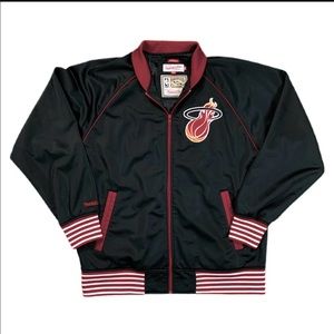Miami Heat Track Jacket Mitchell & Ness Hardwood Classic